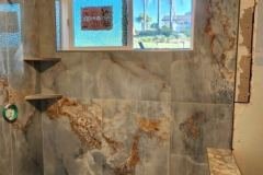 Quality tile work by Grapme Tile Works, showcasing durable and stylish bathroom design.