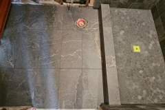 Elegant stone tile flooring showcasing craftsmanship and durability.