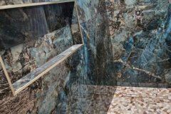 Quality blue marble wall tiles installed by Grapme Tile Works Corp. Perfect for luxurious bathrooms and feature walls.